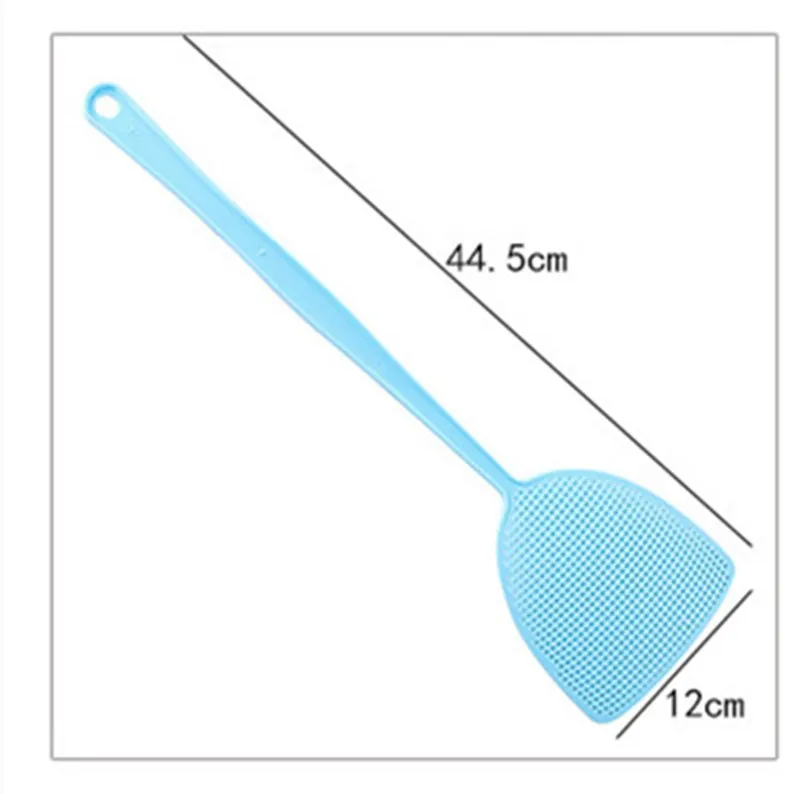 

3pcs home Fly Swatter Pest Control Plastic Durable Long Handle solid color Fly Swatter Mosquito repellent tool
