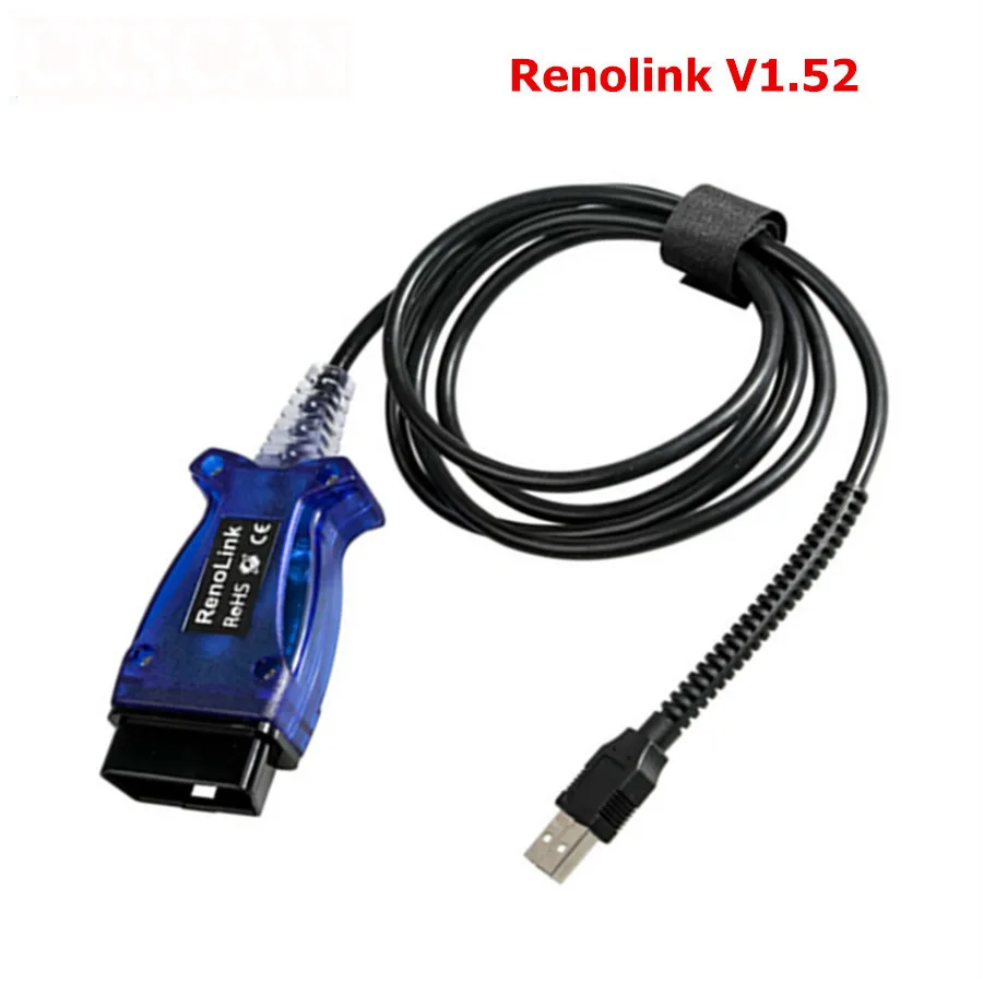 Renolink Obd2 для Renault Ecu Программатор V1.52|Электрические тестеры и щупы| |