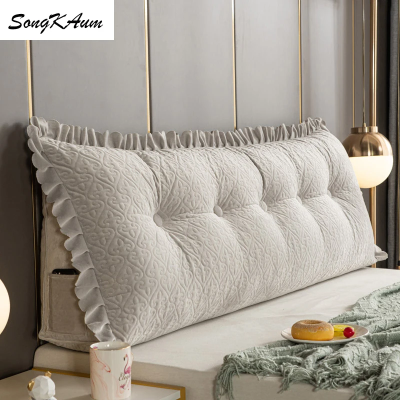 Новая стильная модная моющаяся длинная прикроватная Подушка SongKAum в европейском