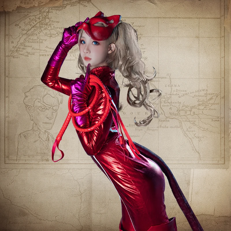 Аниме! Игра Identity V пантера танцы девушка кожа PERSONA IP Связь униформа Косплей Костюм