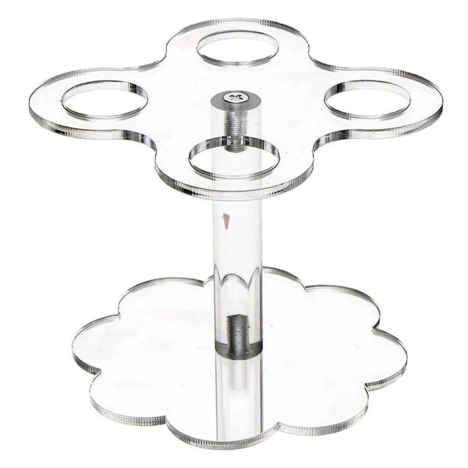 Transhome акриловая подставка для кекса мороженое Дисплей Стенд 4/6/8 отверстий