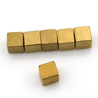 10pcsset 8mm metal copper square corner dice cube chess piece right angle cube for puzzle board games