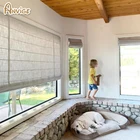 Римские занавески из натуральной ткани с полным затемнением светильник Светофильтром, легко устанавливаются, моющиеся занавески, занавески на заказ