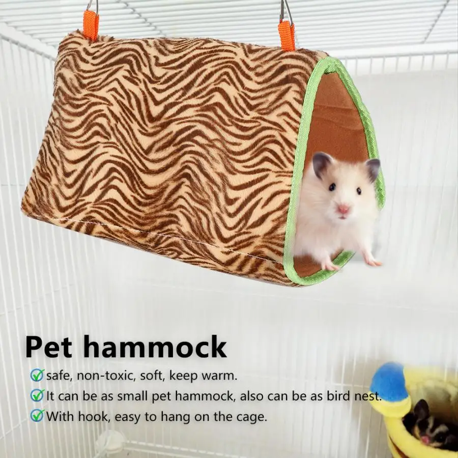 Bird Feeder Cotton Pet Hammock Nest Keep Warm Hanging House for Hamster Sugar Glider Parrot Cage Home Decoration | Дом и сад