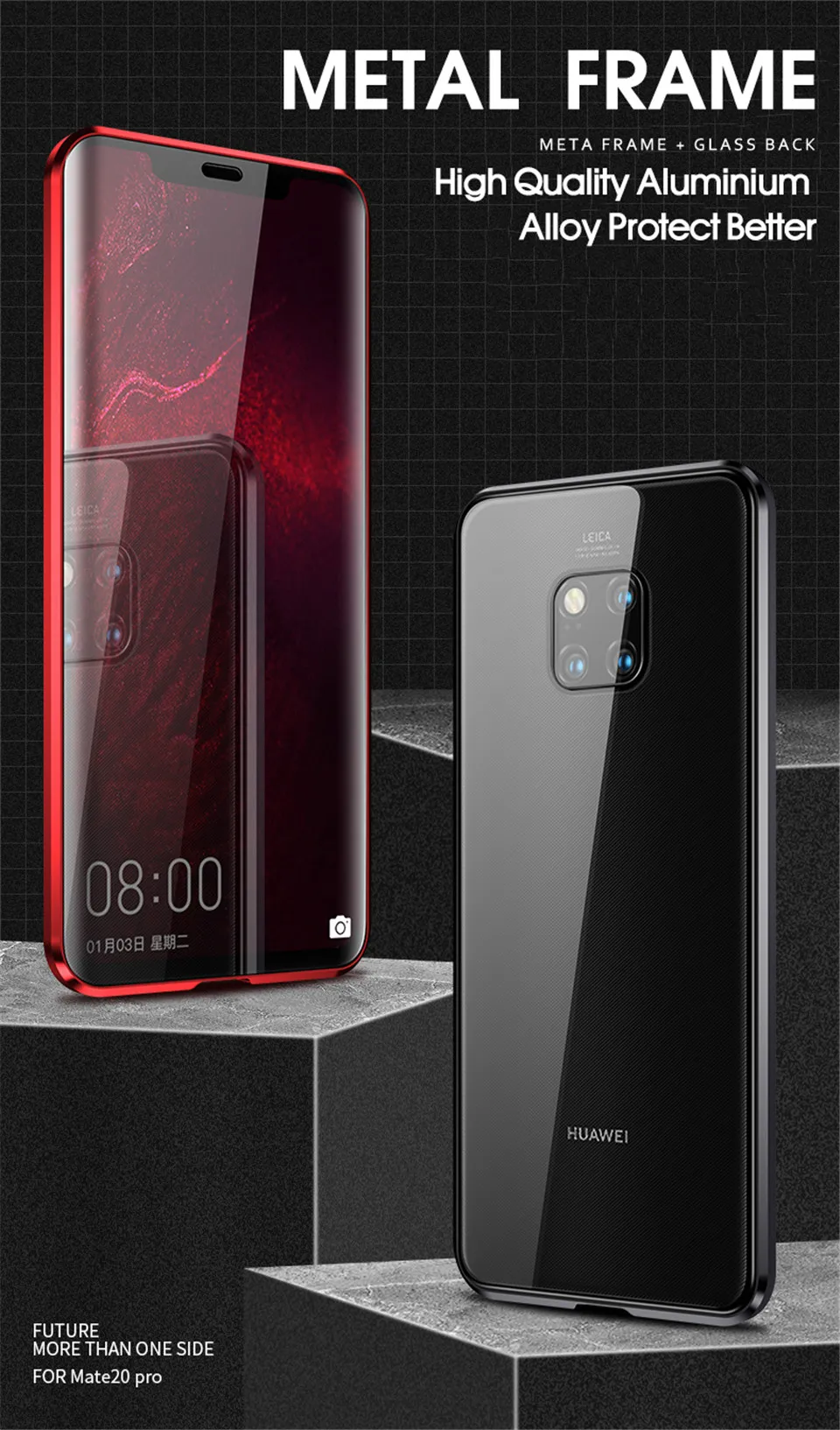 360 магнитный чехол на для huawei P20 lite Pro двойной передний задний Чехол из закаленного стекла для huawei P30 mate 20 Lite Pro прозрачный чехол на для Хуавей П20 П30 Мейт 20 Лайт про
