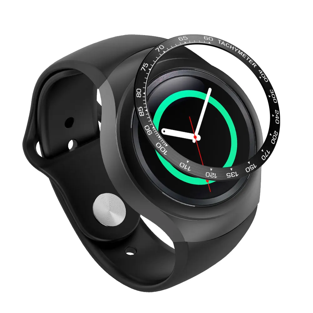 Color F1 Кольцо для samsung Galaxy Watch 42 мм Ringke циферблат Рамка Стиль рамка чехол Защита для samsung gear S2 SM-R720 R720 чехол s - Цвет: Color F1