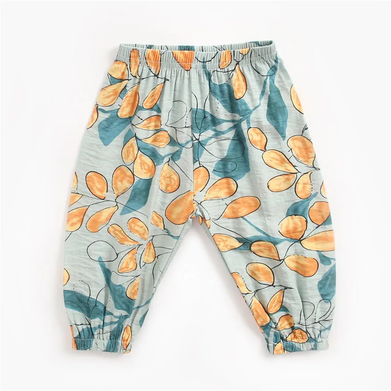 

Baby mosquito pants thin European and American children's clothing,summer children pants, female baby floral pants, girls pant