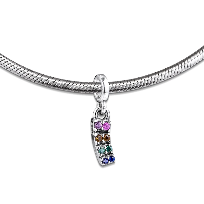 В виде бус подходящие для Браслеты ожерелья 100% 925 пробы серебро-бижутерия Подпись