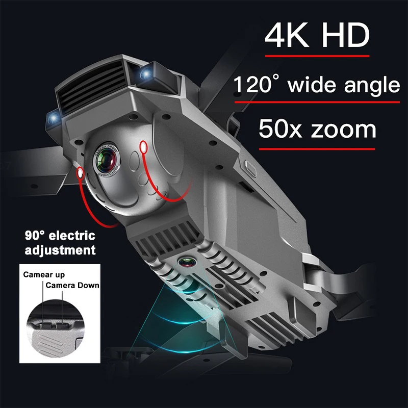 SG907 GPS Drone с 4K HD Регулировочная камера Широкоугольный 5G WIFI FPV RC Quadcopter