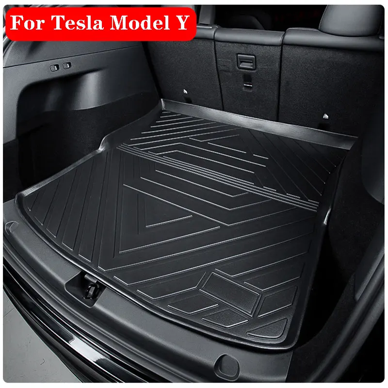 Fit Tesla Model Y TPE Cargo Liner Mat  Front Rear Trunk Mat For Model Y Accessories