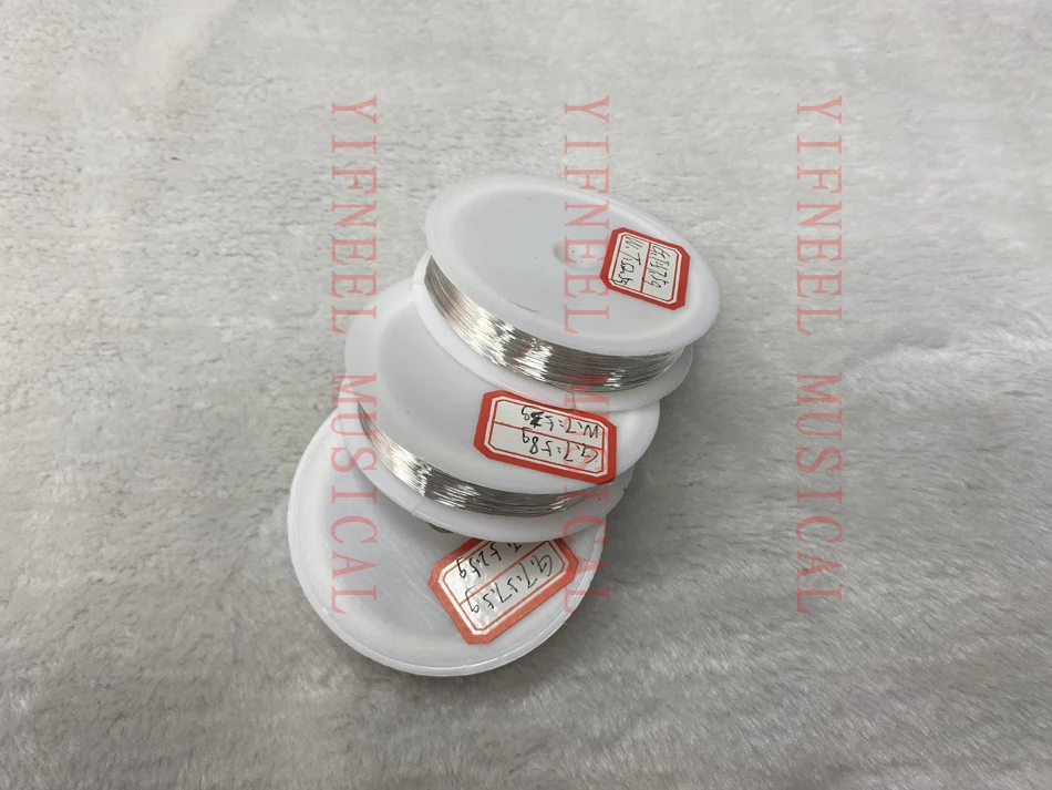 Бесплатная доставка 1 рулон нитей из никель-серебра 50 г для скрипки альта