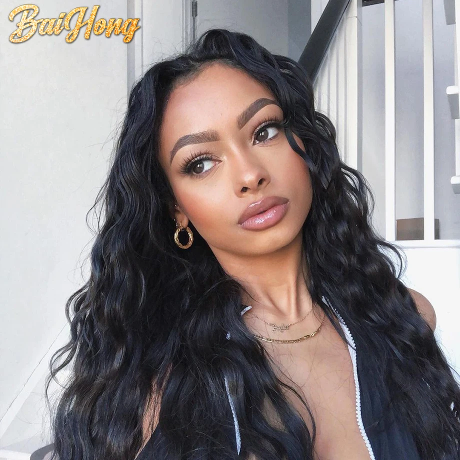 

Brazilian Hair 3 Weave Bundles With Closure Natural Hair Extensions Human Virgin Hair Bundles With A Lace Closure BAIHONG