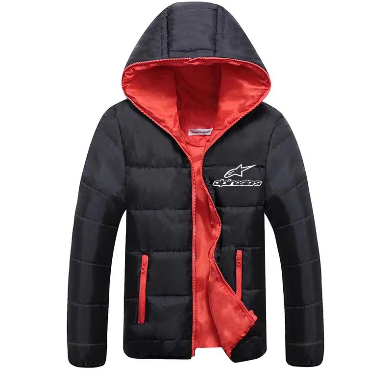 

2020 Autumn Winter Hooded Jacket Men Casual Slim Zipper Coat Men Plus Size 3XL Long Sleeve Mens Jackets Oversized Coat