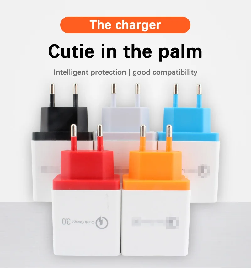 Универсальный 4 Порты USB Зарядное устройство мобильный телефон Мощность адаптер