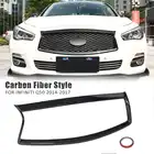 Накладка на переднюю решетку автомобиля из АБС-пластика для Infiniti Q50 2014 2015 2016 2017