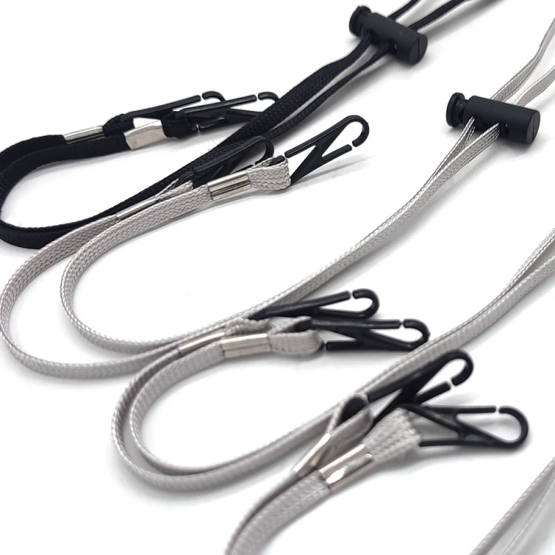 

Mask Hanging Rope Face Mask Lanyard Mask Holder Adjustable Traceless Ear Hanging Rope Two Hooks