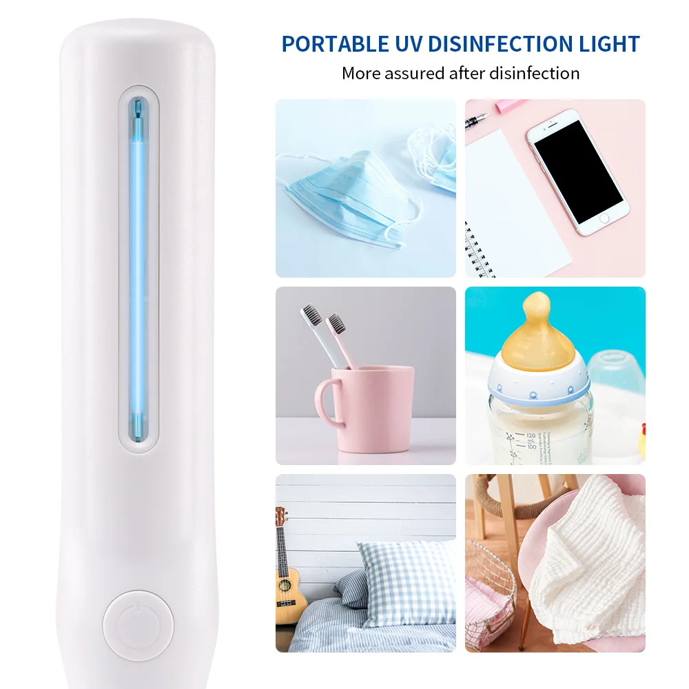 Портативная УФ-лампа для дезинфекции батареи домашний портативный светильник