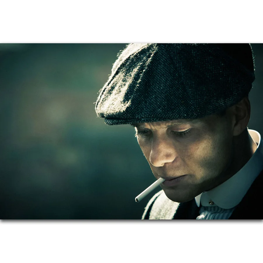 MQ3497 Peaky Blinders Cillian Murphy США ТВ-шоу Серии художественный плакат Шелковый Холст украшение дома стены комнаты картина печать - Цвет: Picture 014