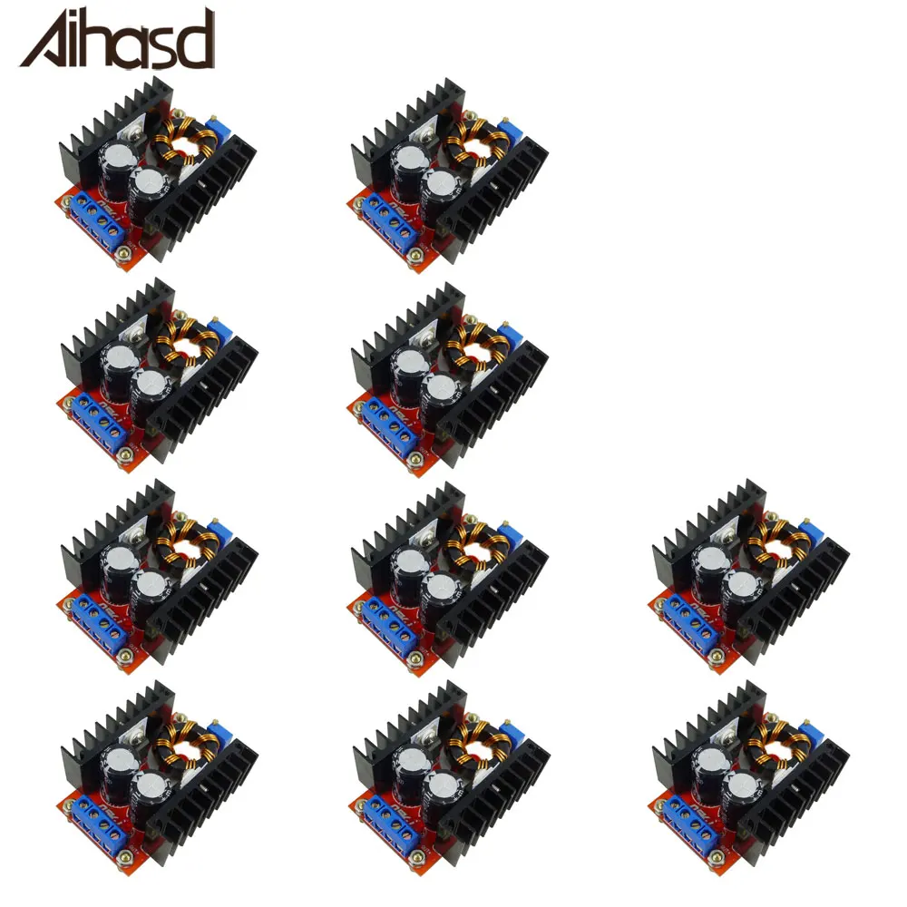 10 шт./лот 150 Вт Регулируемый Модуль питания повышающего преобразователя