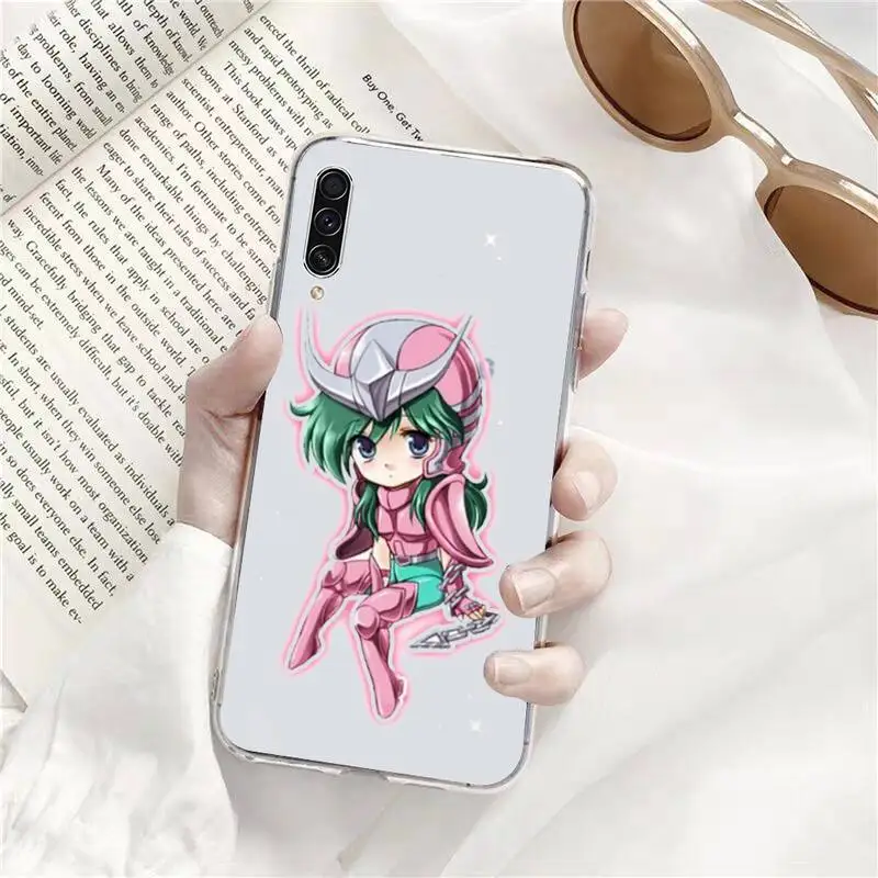 Прозрачный чехол для телефона с аниме SaInt SeIYa мультяшный Samsung A71 S9 10 20 HUAWEI p30 40 honor 10i