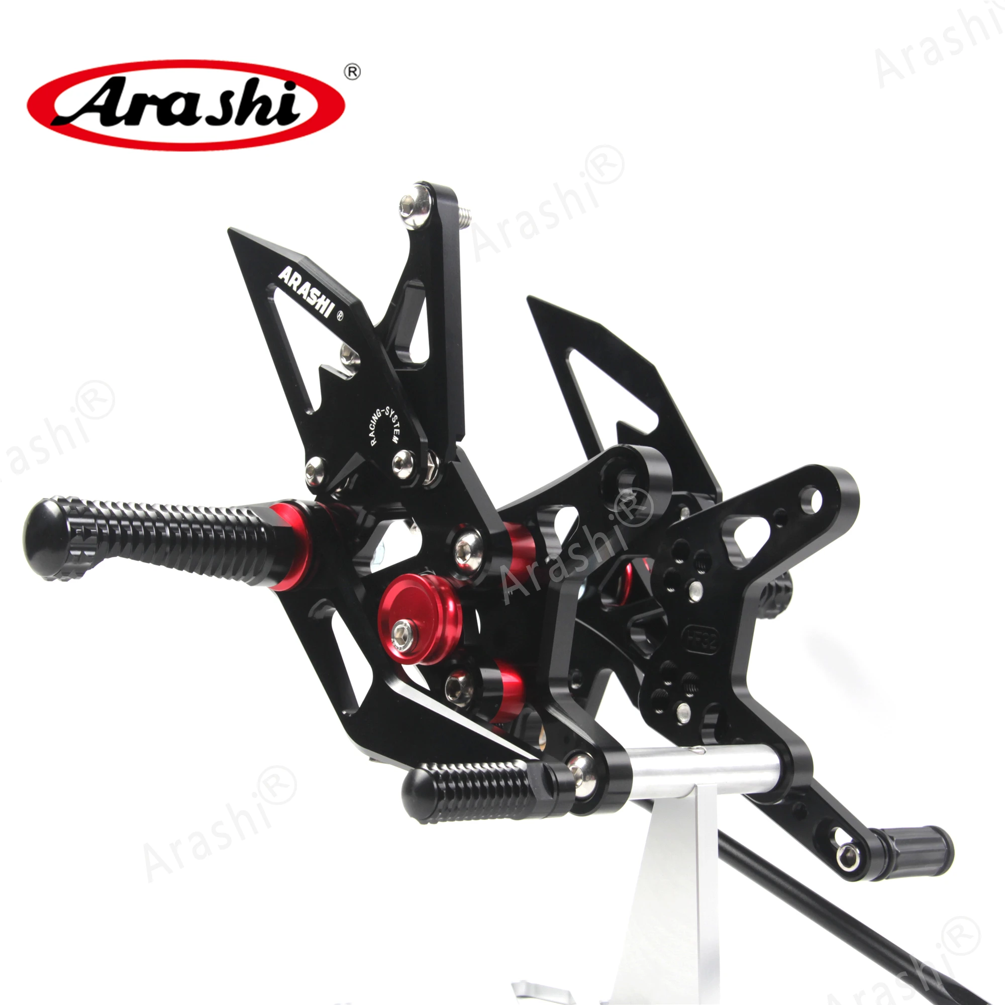 ARASHI NINJA ZX6R 2007 2008 CNC Регулируемая подставка для ног KAWASAKI ZX 6R Ninja задняя ZX636