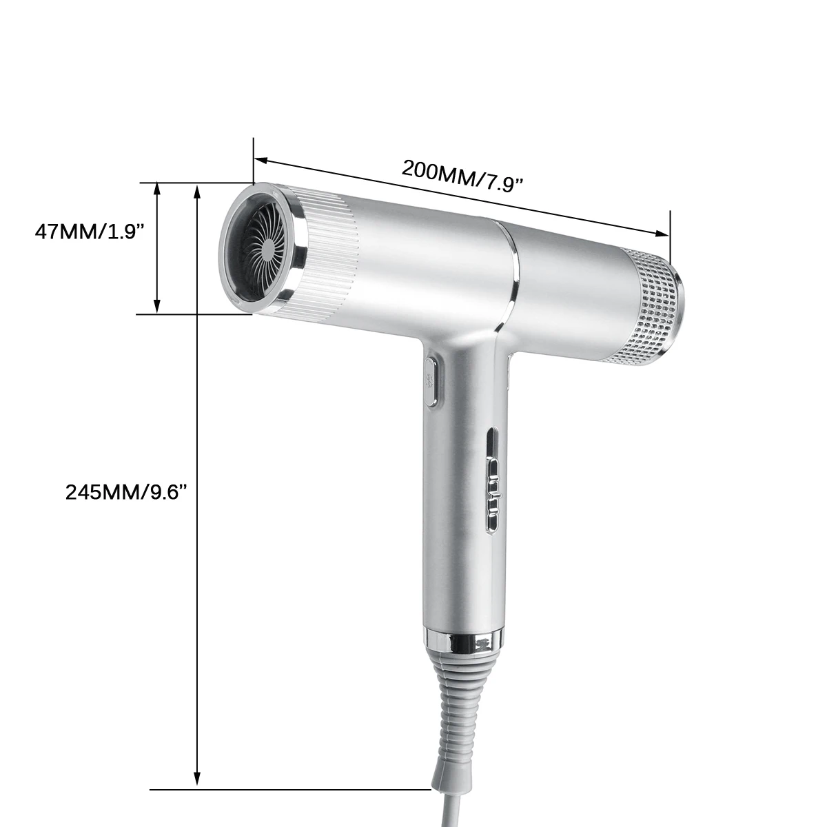 

Anion Hair Dryer Professional Negative Ion Hair Blower quick-drying Low Noise Overheating Protect Hair Drying Styling Tool