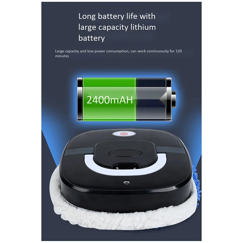 

Home Wireless Vacuum Mop Wet and Dry Multifunctional Humidifying Spray Low Noise Smart Sweeping Robot