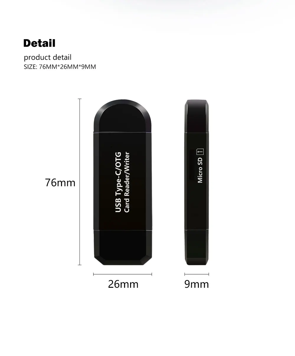Type C и micro USB и USB 3 в 1 OTG Кардридер высокоскоростной USB3.0 Универсальный OTG TF/SD для Android Компьютерный удлинитель-переходник