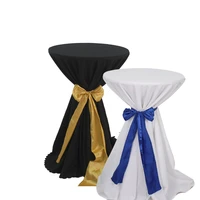hotel tablecloth wedding cocktail table cloth table high coffee table cloth stage desk set table cover