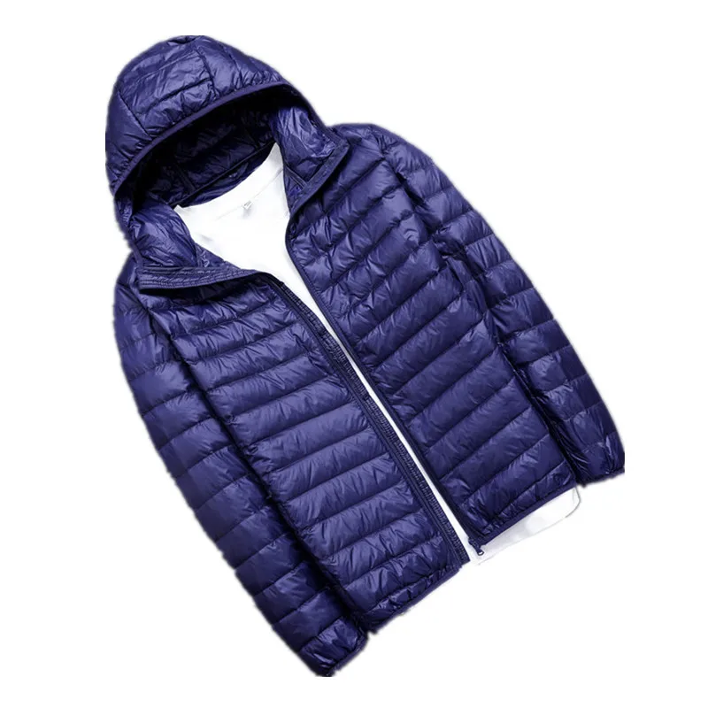 

Super size light down jacket for men short style dad big fat plus extra light and ultra thin style for middle-aged old winter
