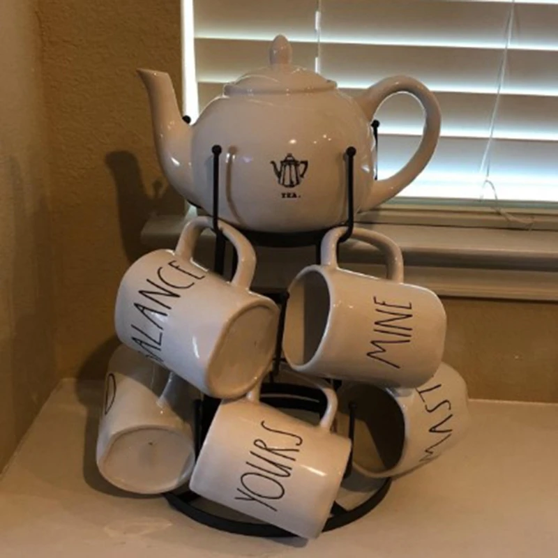 Винтажная деревенская черная железная кружка/чашка/Органайзер для стеклянной