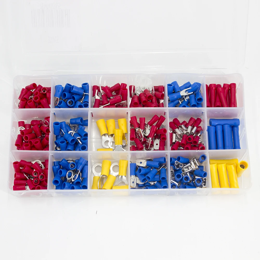 300 шт. электрические провода обжимные клеммы комплект изолированный Терминатор