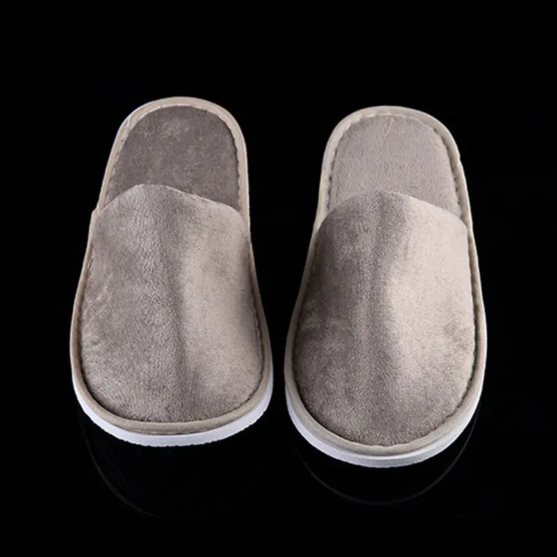 1Pair Warm Home Slippers Unisex Comfort Flip Flop Four Seasons Loafer Slippers Home Shoes Guest Slipper Hotel Disposable Slipper
