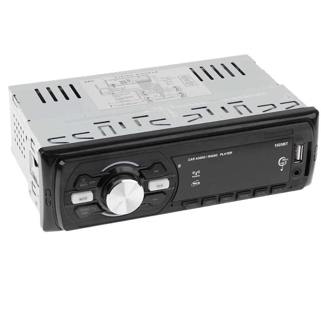 Автомагнитола с Bluetooth стереозвук FM Aux приемник TF USB EQ MP3 радио плеер дистанционным