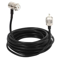 16ft rg58 pl259 uhf to so239 connectors for car radio mobile antenna mount cable