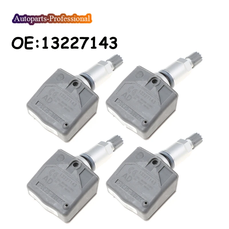 Датчик давления в шинах автомобиля 4 шт. TPMS для GMC Saab 9-3 9-5 Chevrolet Volt Lotus Exige 13227143 |