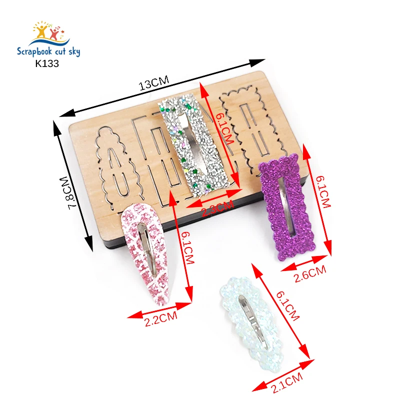 

Hairpin Dies k133 Muyu Wooden Mold Scrapbook Suitable For Market General Machines