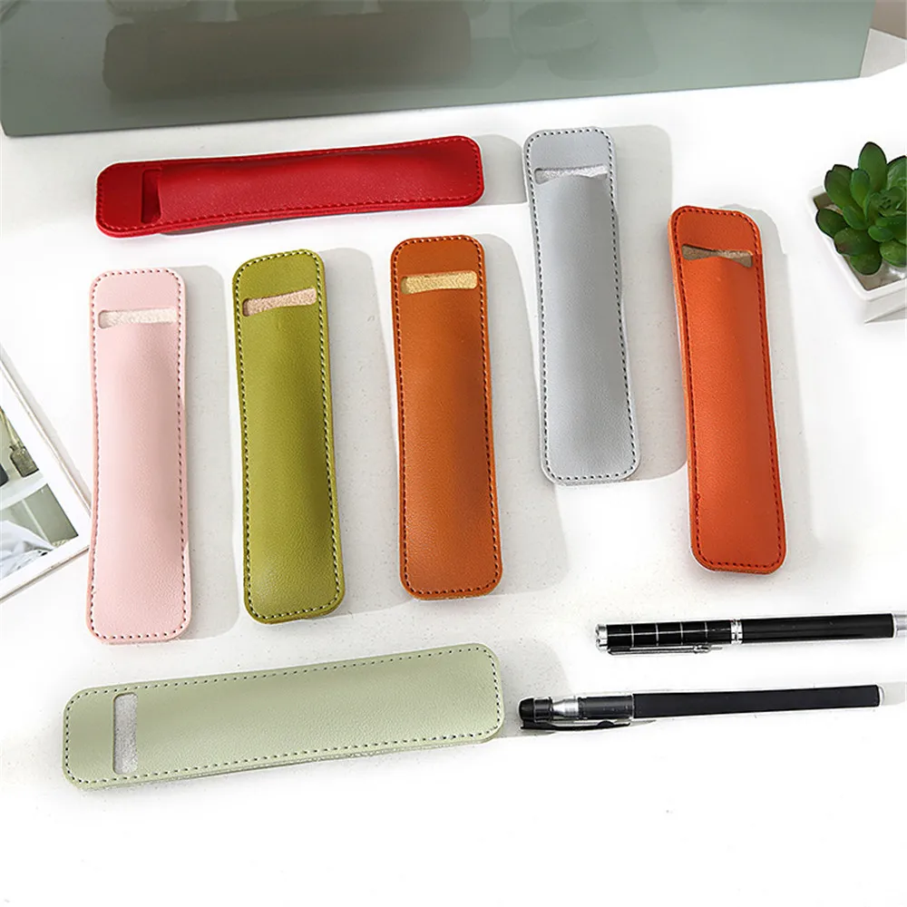 

PU Leather Pencil Case Pen Storage Bag Pen Case Pen Cover School Office Supplies