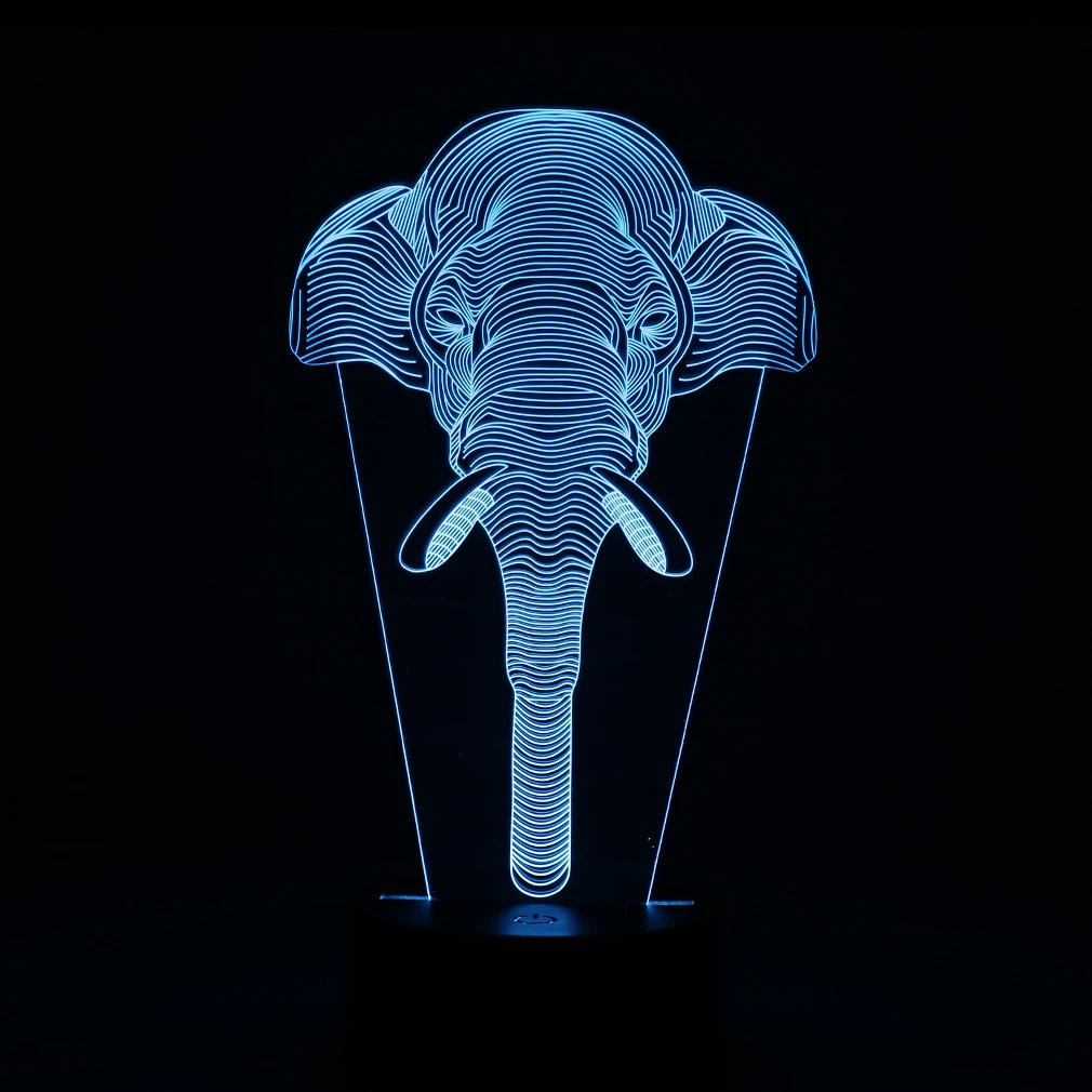 LED Colorful Magic Lamp Style Night light Bed Saving Sensor Light Decoration Automatically Color Changing Mode | Освещение