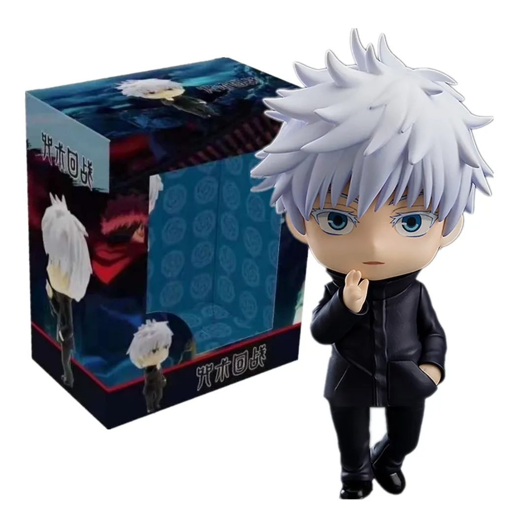 

11cm Jujutsu Kaisen Anime Figure Gojo Satoru Q version Gojo Satoru ornament Action Figure Collectible Model Doll Toys