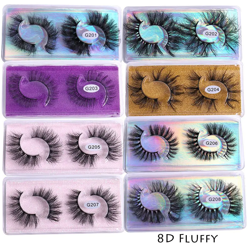 

Cruelty-free Criss-cross Handmade Dramatic Multilaiers Lashes False Eyelashes 8D Fluffy Messy