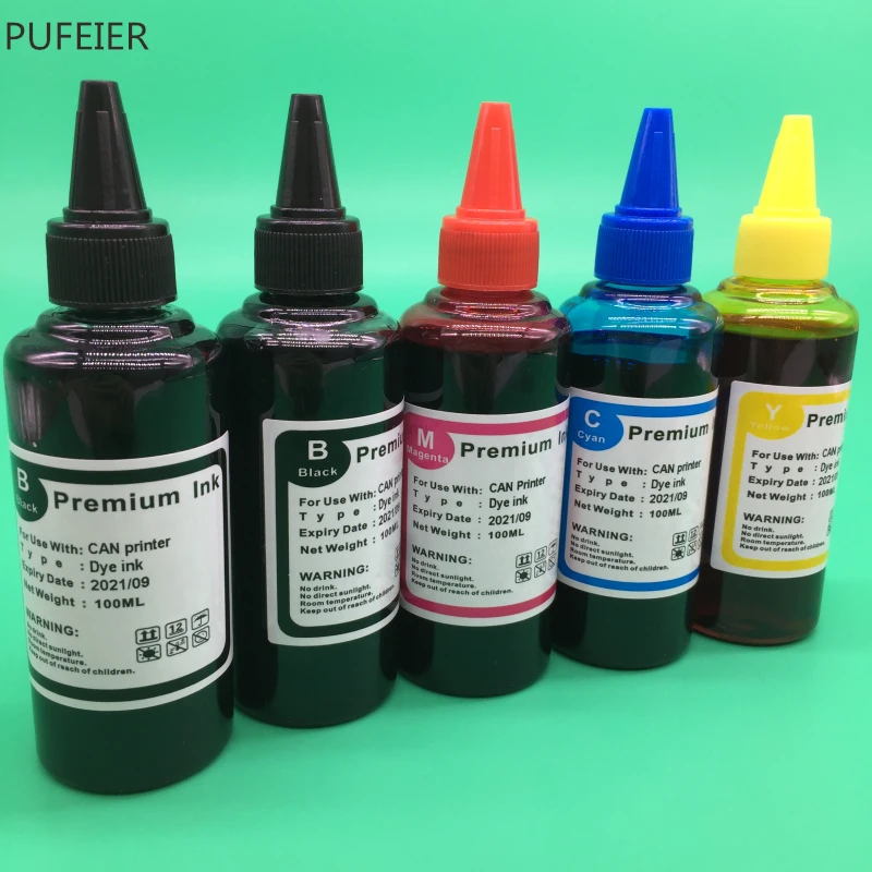 Чернила на основе красителя для струйного принтера Canon PIXMA TR7520 TR8520 TS6120 TS6220 TS9521C TS9520
