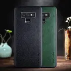 Чехол для Samsung galaxy Note 9, чехол в стиле ретро из искусственной кожи в деловом стиле, материал ТПУ + ПУ 2 в 1