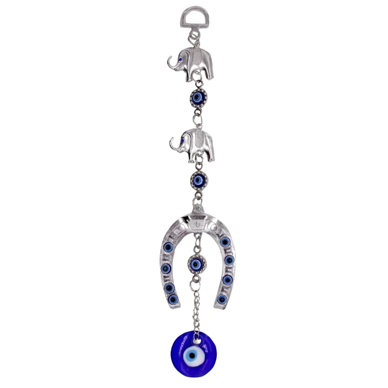 Турецкие синие украшения в виде глаза слоник Настенное подвесное украшение
