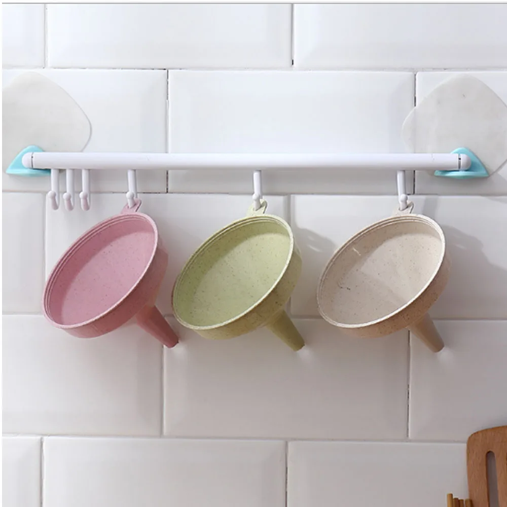 

Plastic wine funnel, wheat straw funnel, oil jug bottle filling funnel, kitchen household oil pouring funnel