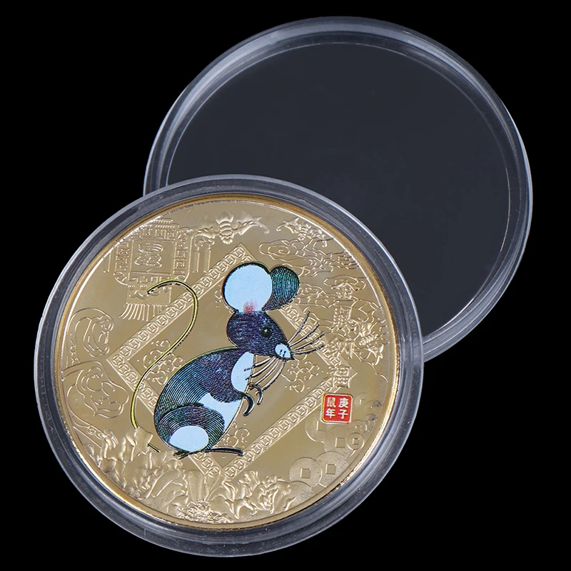 2020 год крысы вызов Монеты китайский памятный Зодиак сувенир коллекция монет