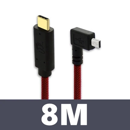 3 м/5 м/8 м/10 м проводной кабель для съемки mini usb 8p передачи данных камеры с