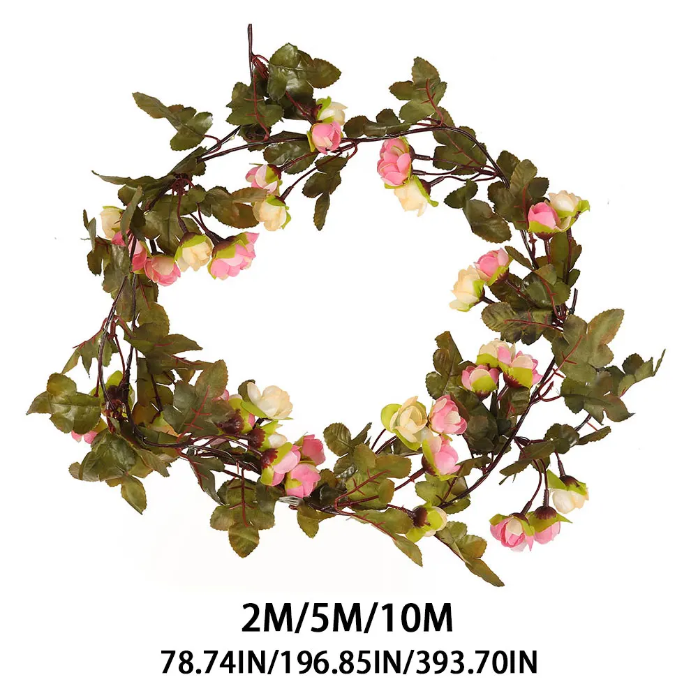 

20/50LED Rose Flower Fairy String Lights Battery Powered Christmas Wedding Party Garland Light Home Living Room Decoration