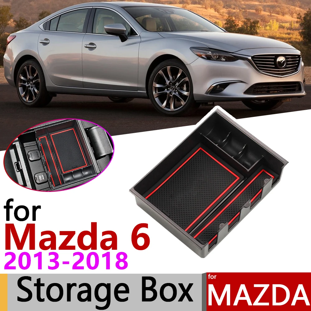 Для Mazda 6 GJ GL Atenza Mazda6 MK3 2013 ~ 2018 подлокотника коробка для хранения автомобильный