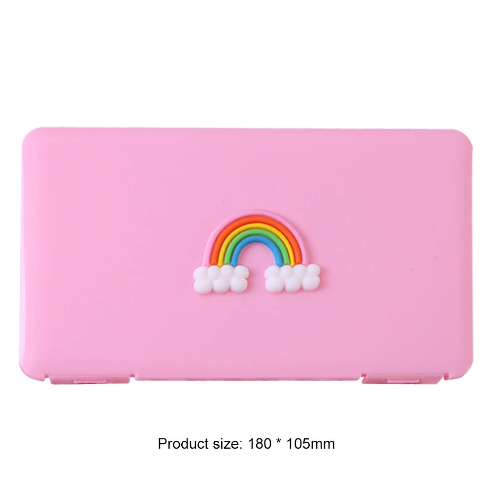 

Moisture-Proof Waterproof Mask Storage Box Mouth Organizer Case Dustproof Disposable Plastic Mask W5H55W13